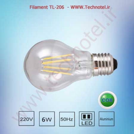 لامپ فیلامانی LED مدل TL-206تکنوتل