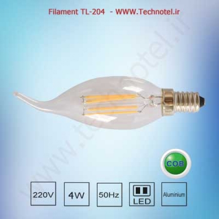 لامپ فیلامانی ال ای دی TL-204تکنوتل