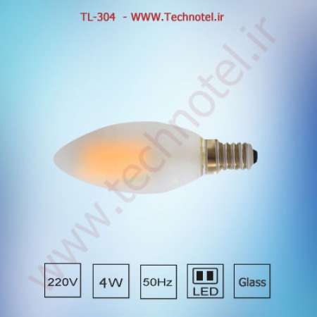 لامپ فیلامانی ال ای دی شمعی TL-304تکنوتل