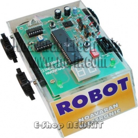 کیت ربات مسیریاب با میکروکنترلر (AVR(ATMEGA32 مدل [NAR125]
