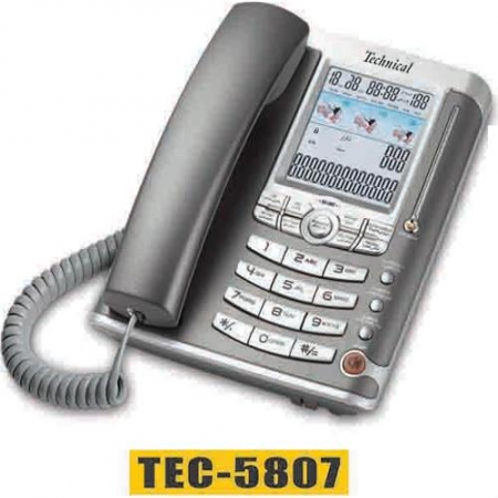 تلفن مدل TEC-5807  تکنیکال